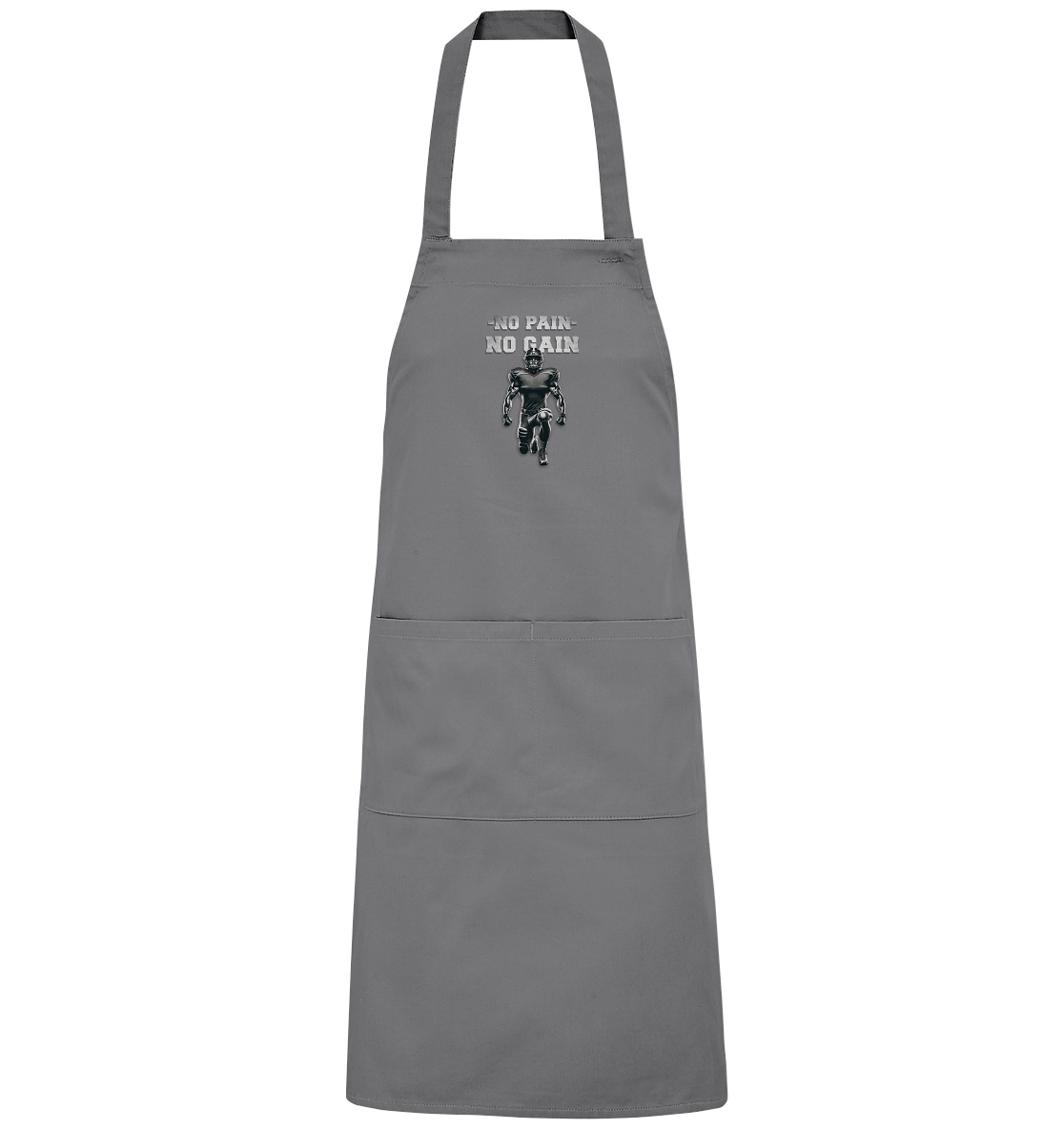 No Pain No Gain Metal  - Organic Grillschürze