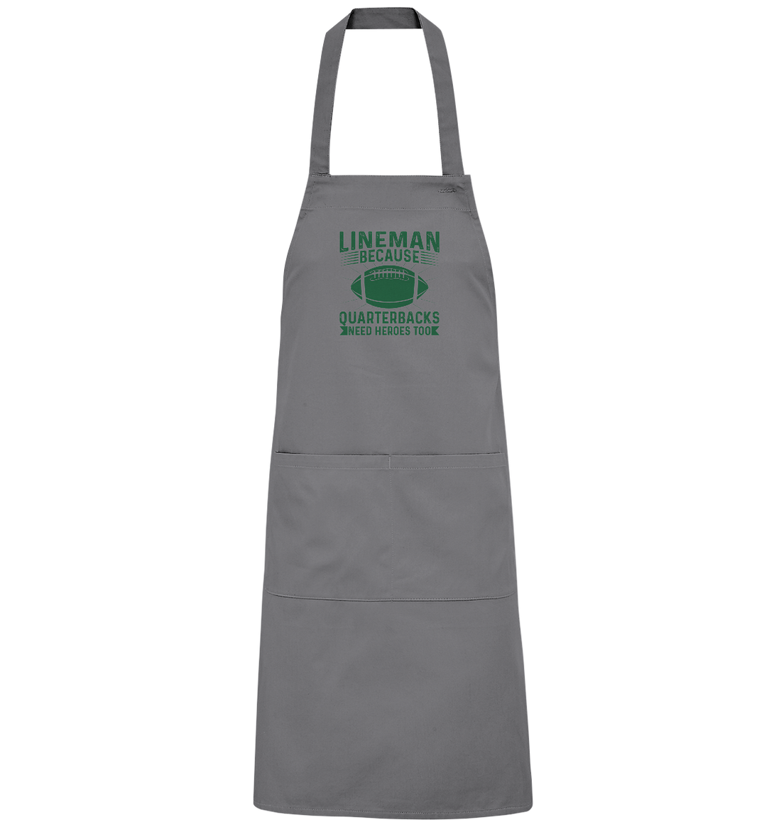 Lineman Heroes Green - Organic Grillschürze