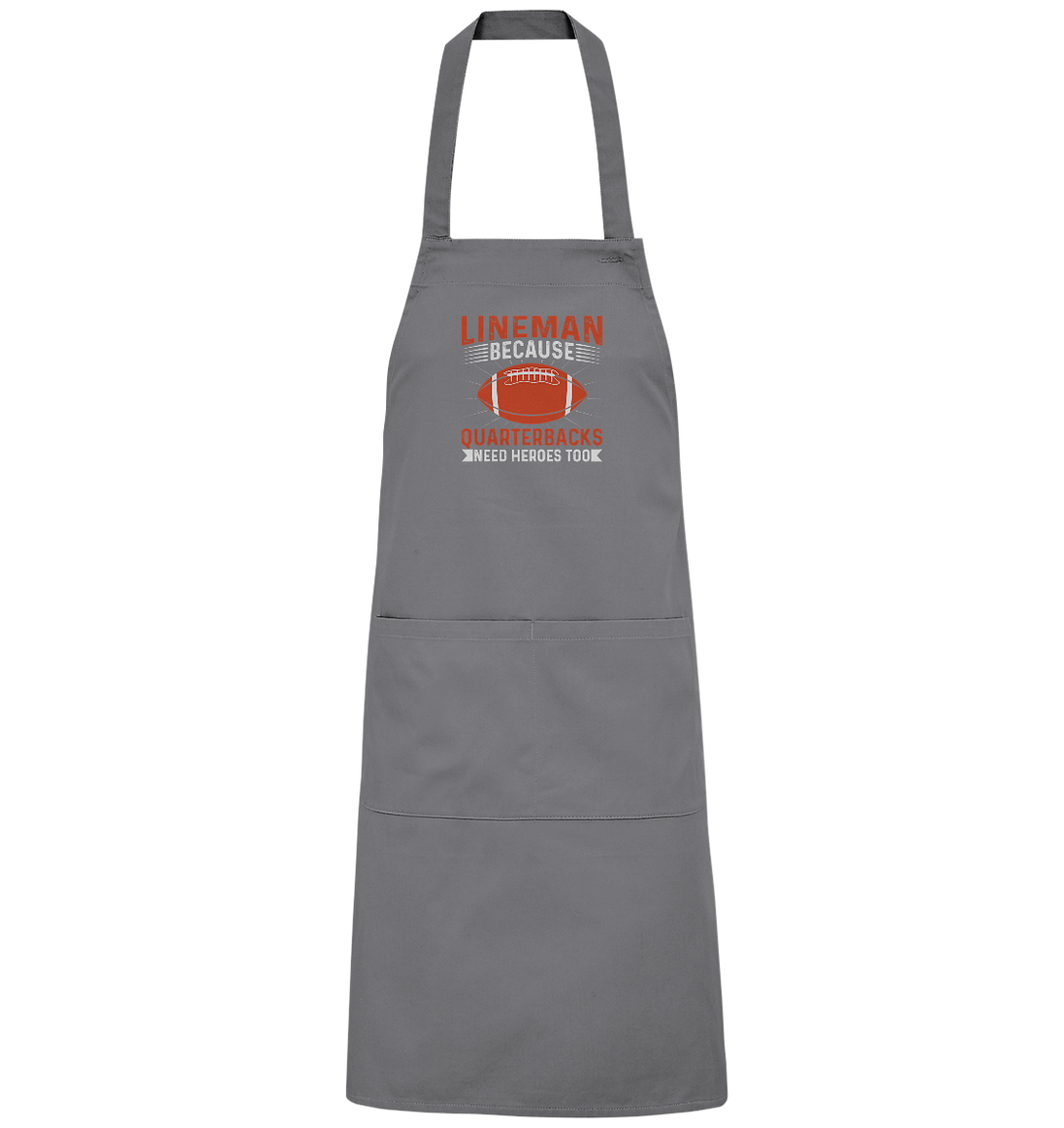 Lineman Quarterback Heroes - Organic Grillschürze