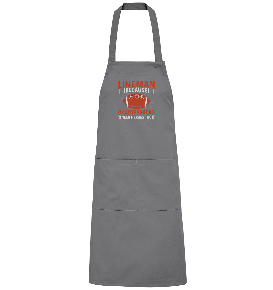 Lineman Quarterback Heroes - Organic Grillschürze
