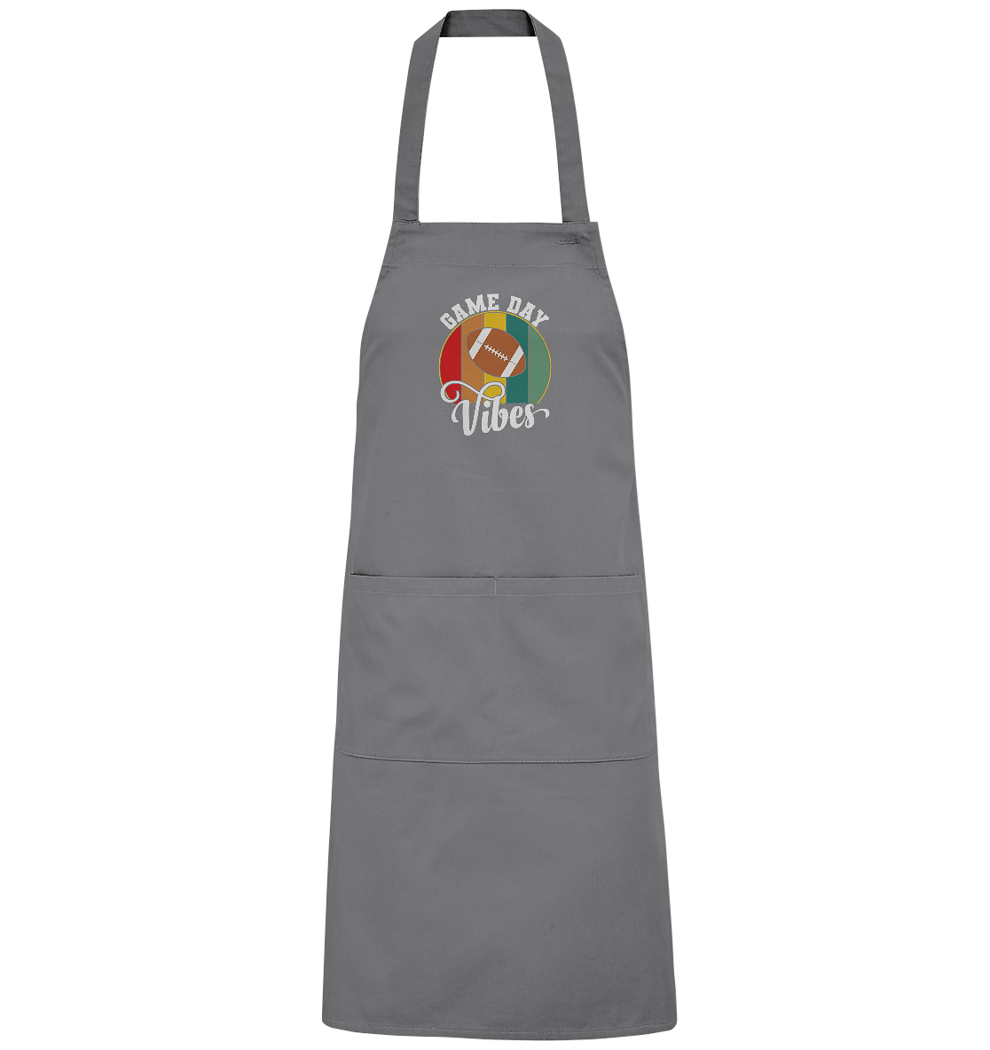 Game Day Vibes White - Organic Grillschürze