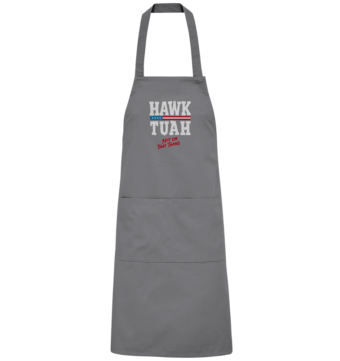Hawk Tuah White  - Organic Grillschürze