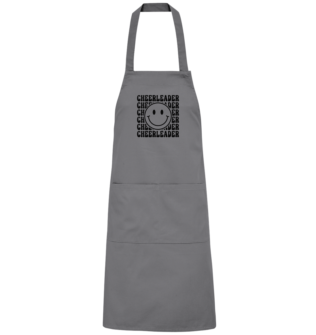 Cheerleader Smiley - Organic Grillschürze