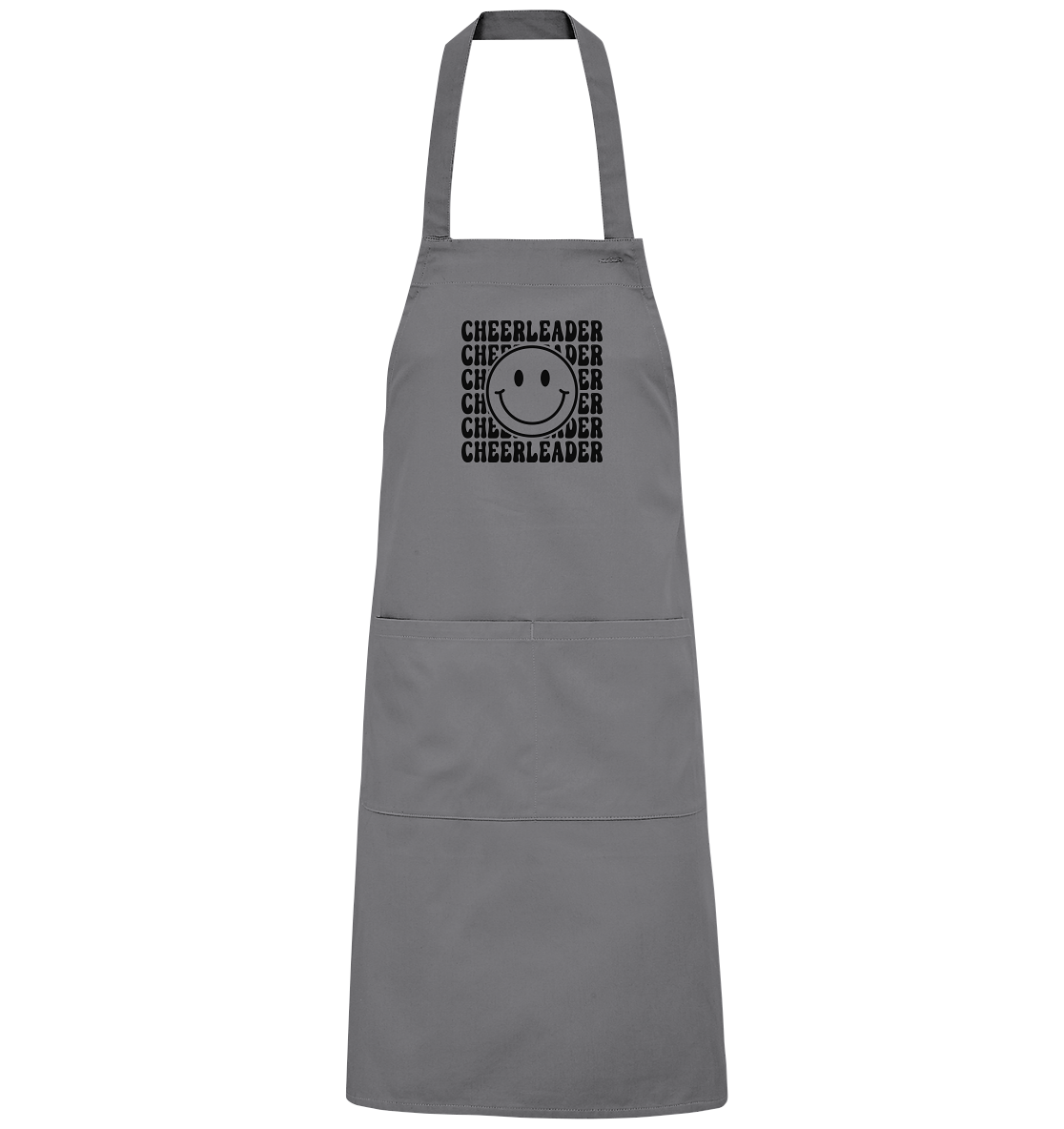Cheerleader Smiley - Organic Grillschürze