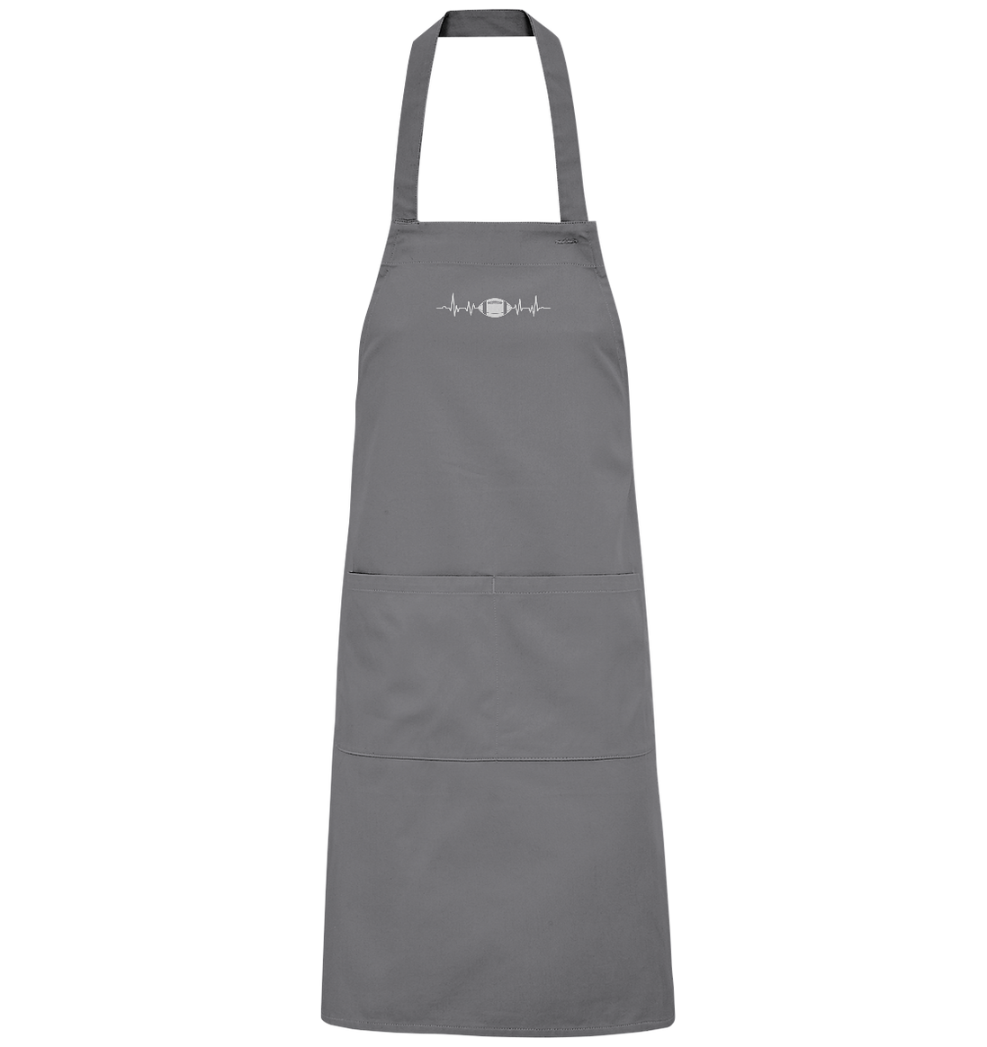 Football Heartbeat - Organic Grillschürze
