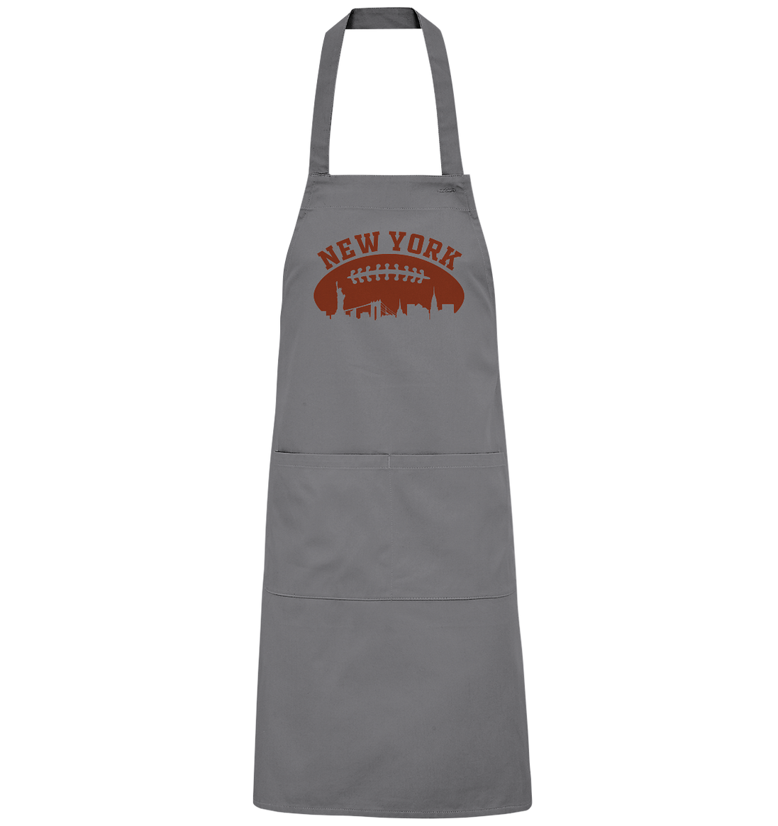 New York Football Silhoutte  - Organic Grillschürze
