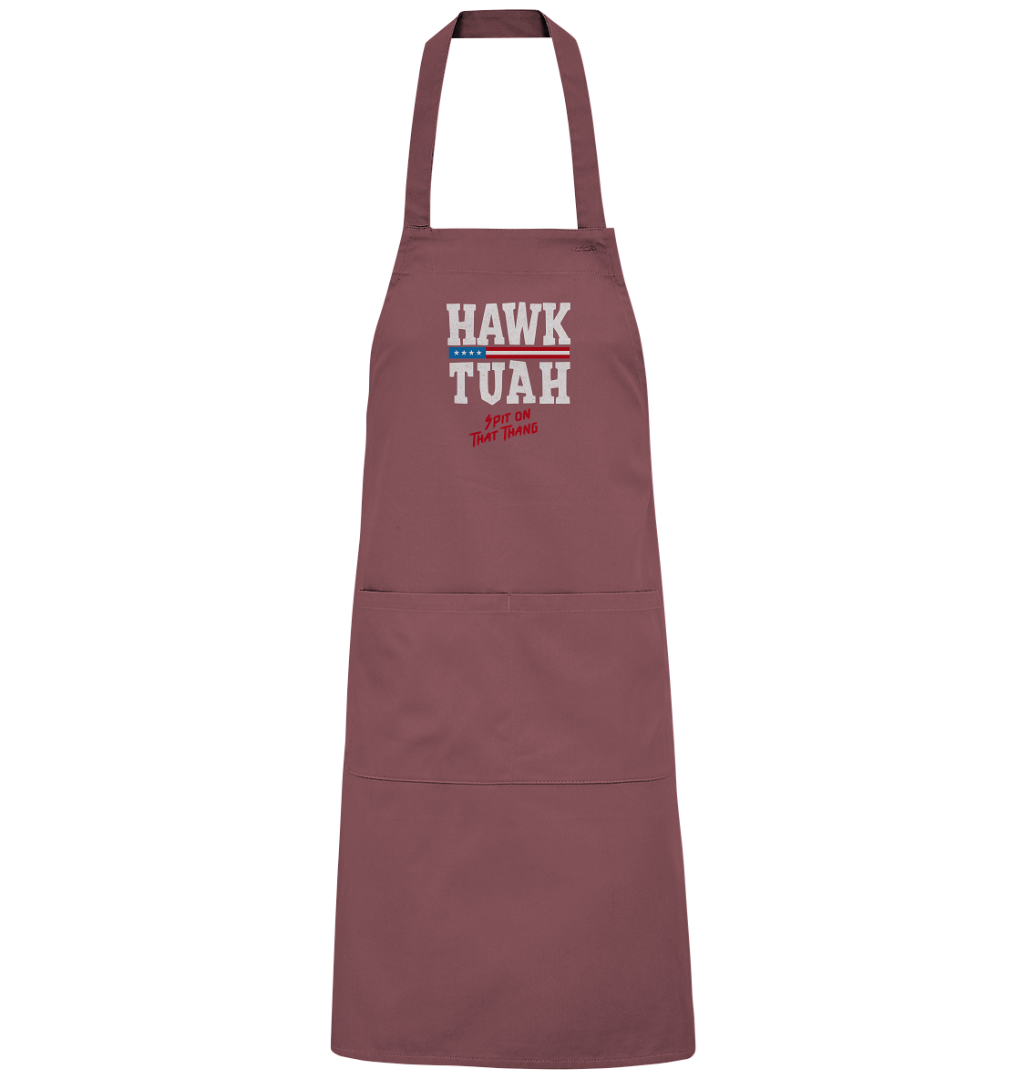 Hawk Tuah White  - Organic Grillschürze