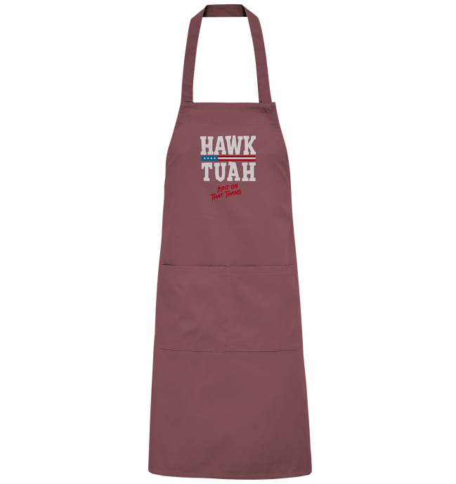 Hawk Tuah White  - Organic Grillschürze