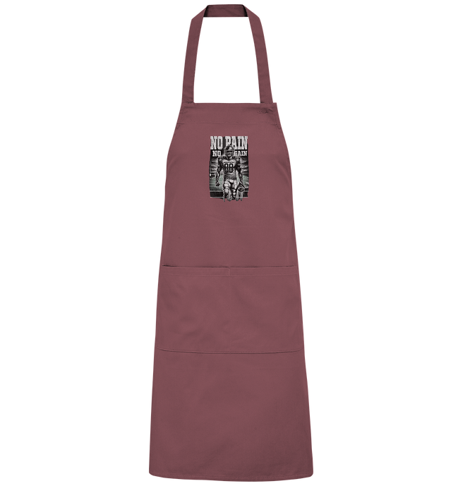 No Pain No Gain  - Organic Grillschürze
