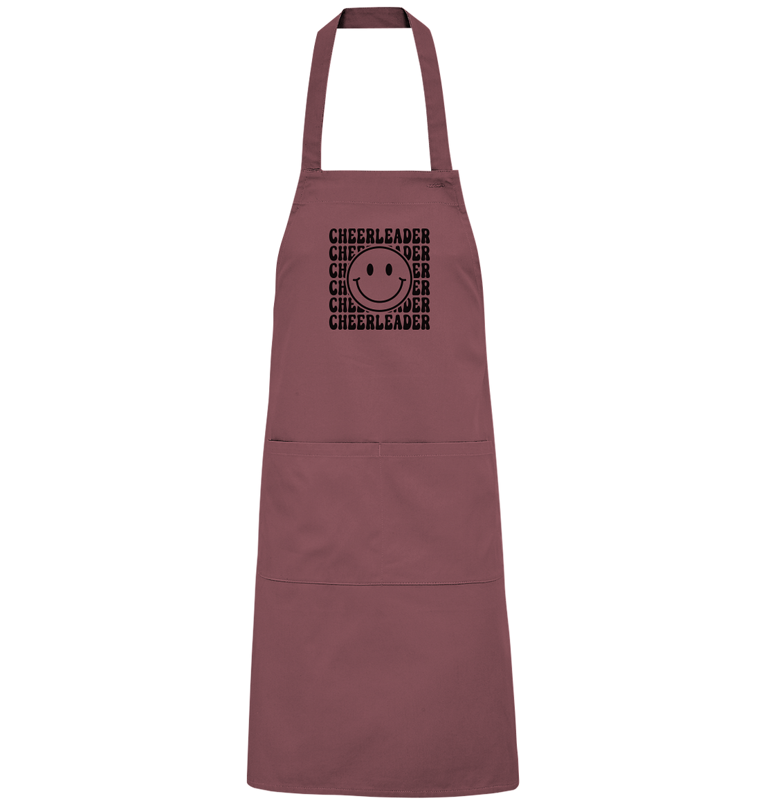 Cheerleader Smiley - Organic Grillschürze