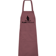 Playoff Flag Football Women Black - Organic BBQ Apron
