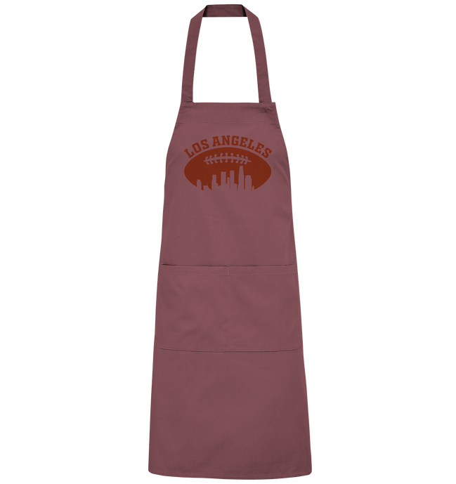 Los Angeles Football Silhouette - Organic Grillschürze