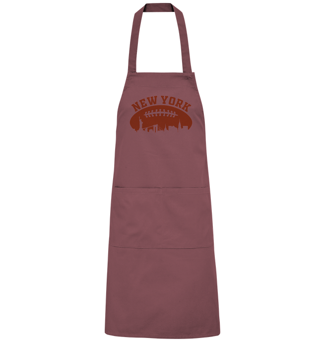 New York Football Silhoutte  - Organic Grillschürze