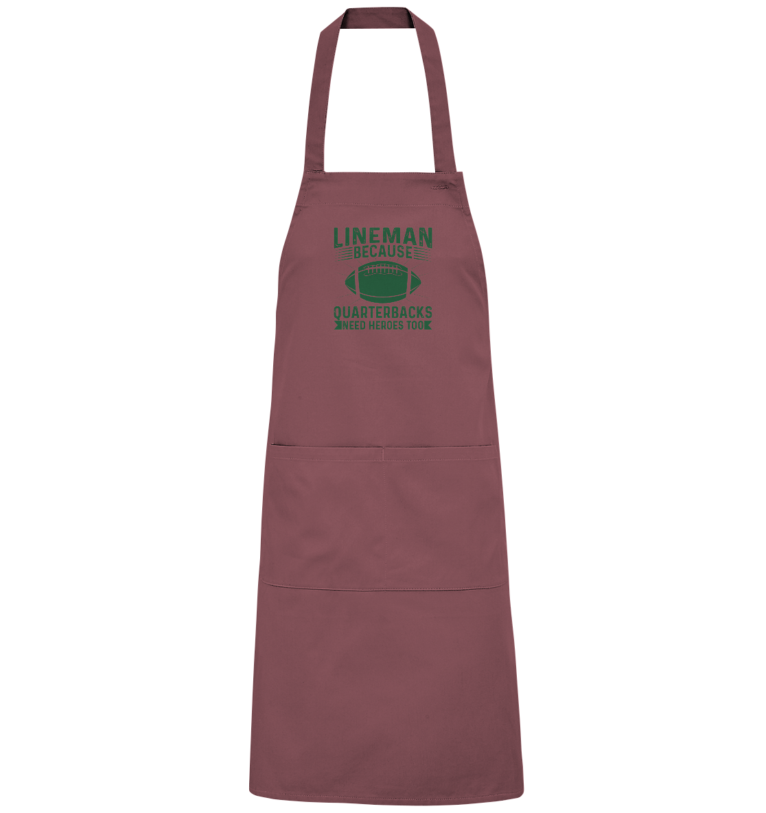 Lineman Heroes Green - Organic Grillschürze