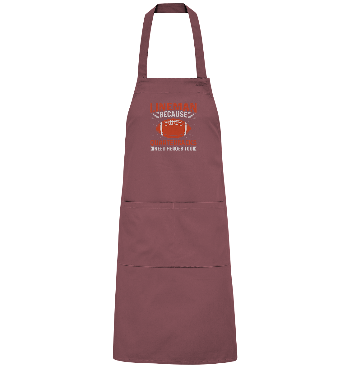 Lineman Quarterback Heroes - Organic Grillschürze