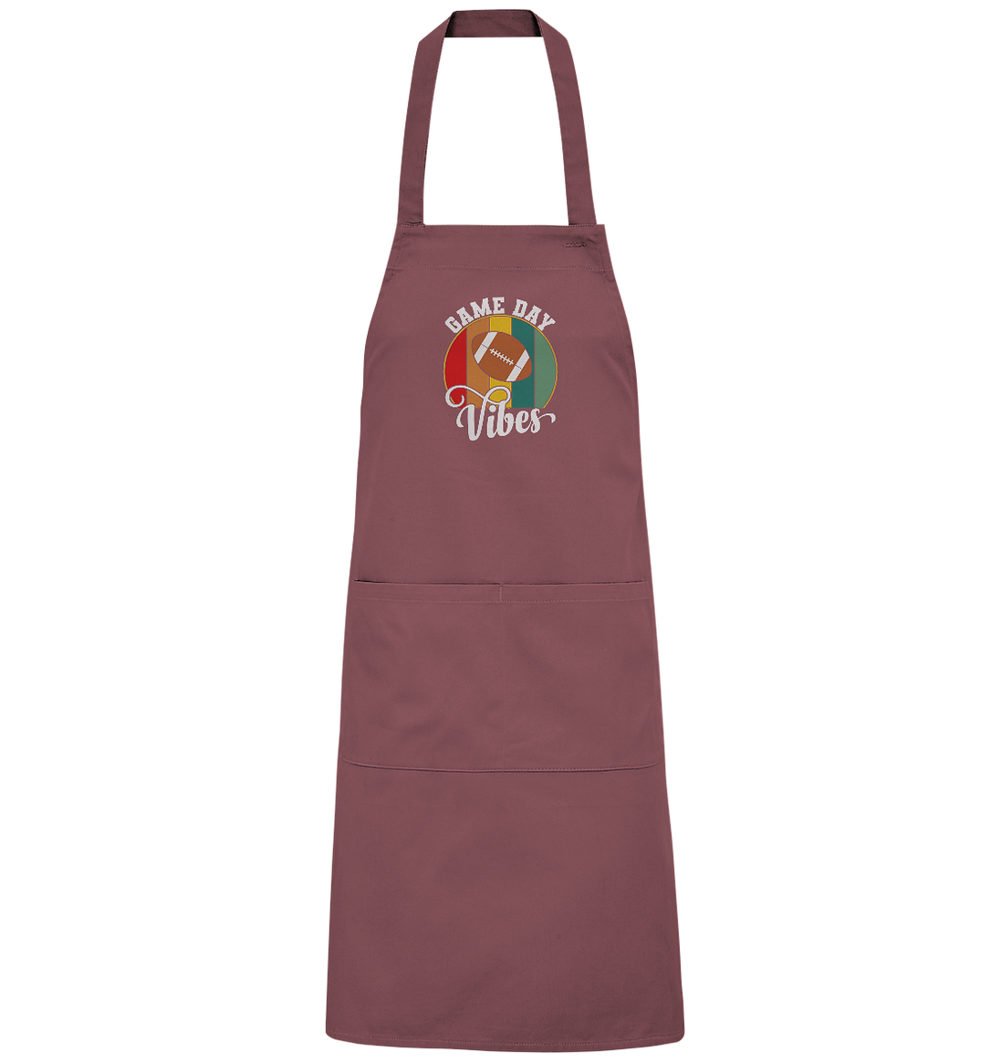 Game Day Vibes White - Organic Grillschürze