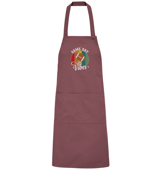 Game Day Vibes White - Organic Grillschürze