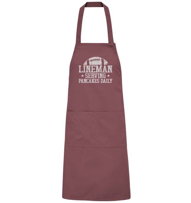 Lineman Serving Pancakes - Organic Grillschürze