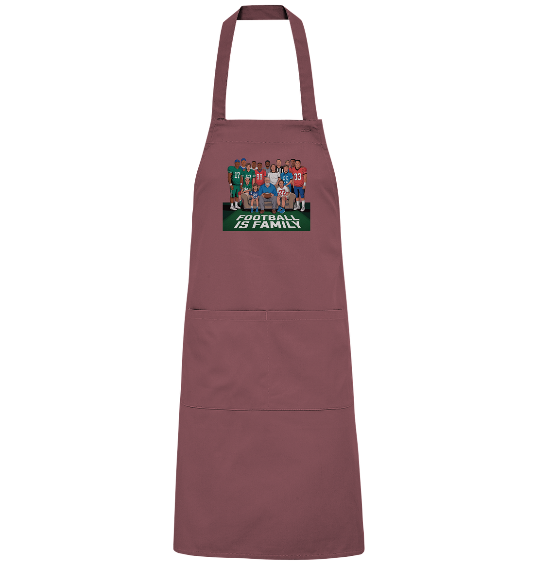 Football is Family - Organic Grillschürze