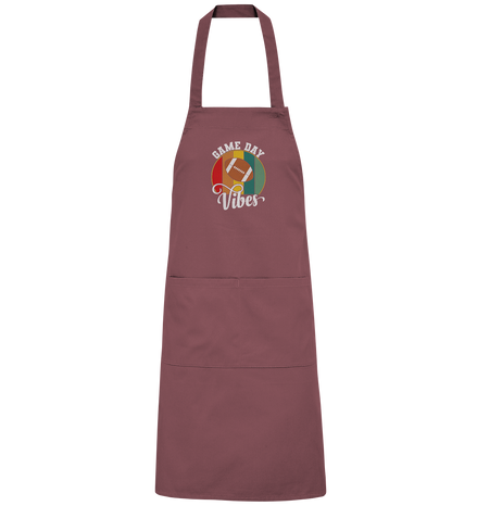 Game Day Vibes White - Organic Grillschürze