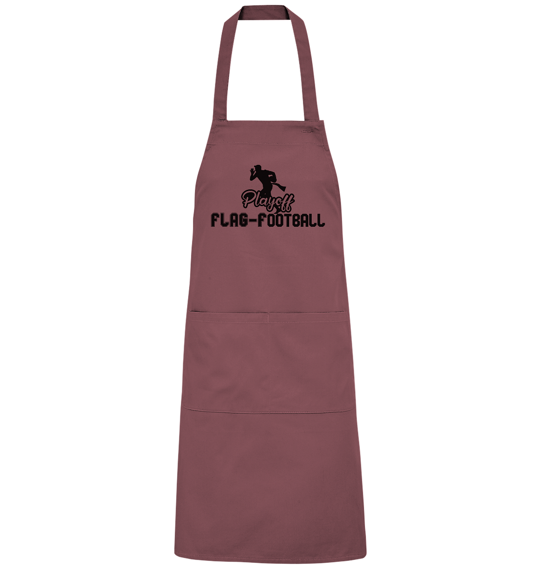 Playoff Flag Football  Men black - Organic Grillschürze
