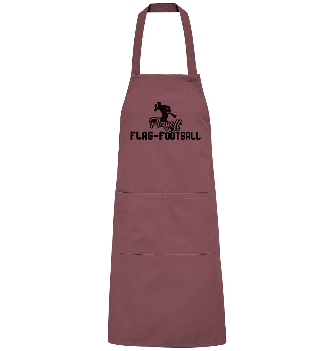 Playoff Flag Football  Men black - Organic Grillschürze