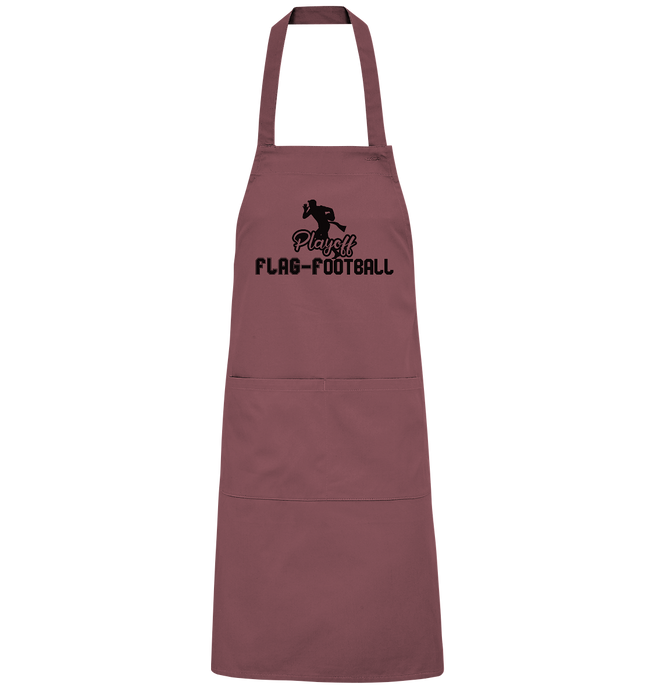Playoff Flag Football  Men black - Organic Grillschürze