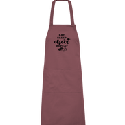 Eat Sleep Cheer Repeat - Organic Grillschürze