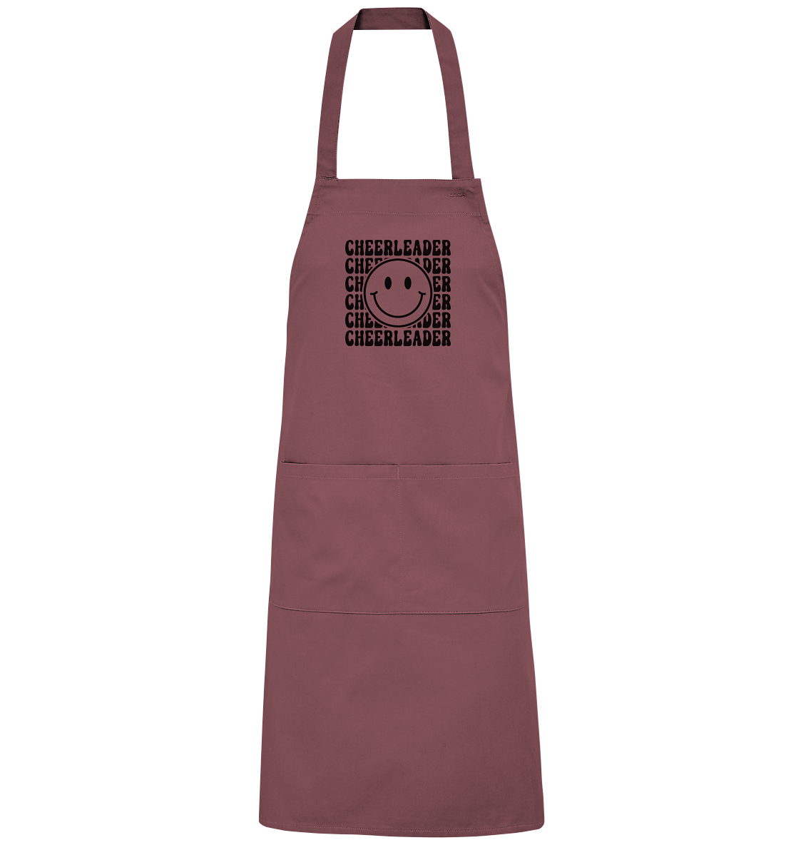 Cheerleader Smiley - Organic Grillschürze