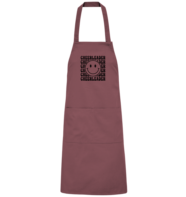 Cheerleader Smiley - Organic Grillschürze