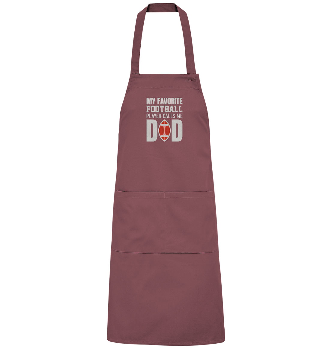 My Favorite Player calls me Dad - Organic Grillschürze
