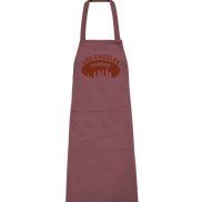 Los Angeles Football Silhouette - Organic Grillschürze