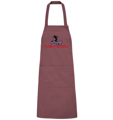 Playoff Flag Football  Men red - Organic Grillschürze