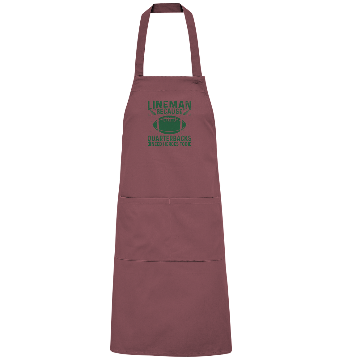 Lineman Heroes Green - Organic Grillschürze