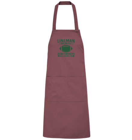 Lineman Heroes Green - Organic Grillschürze