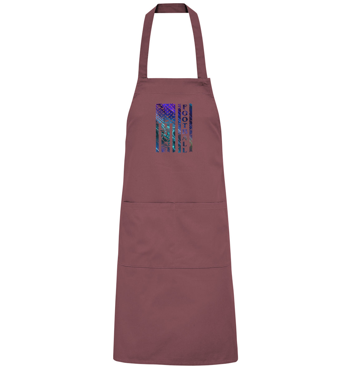 USA Football Flag - Organic Grill Apron