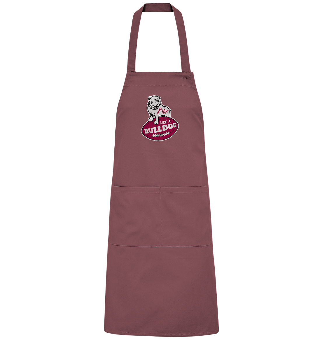 Fight like a Bulldog - Organic Grillschürze