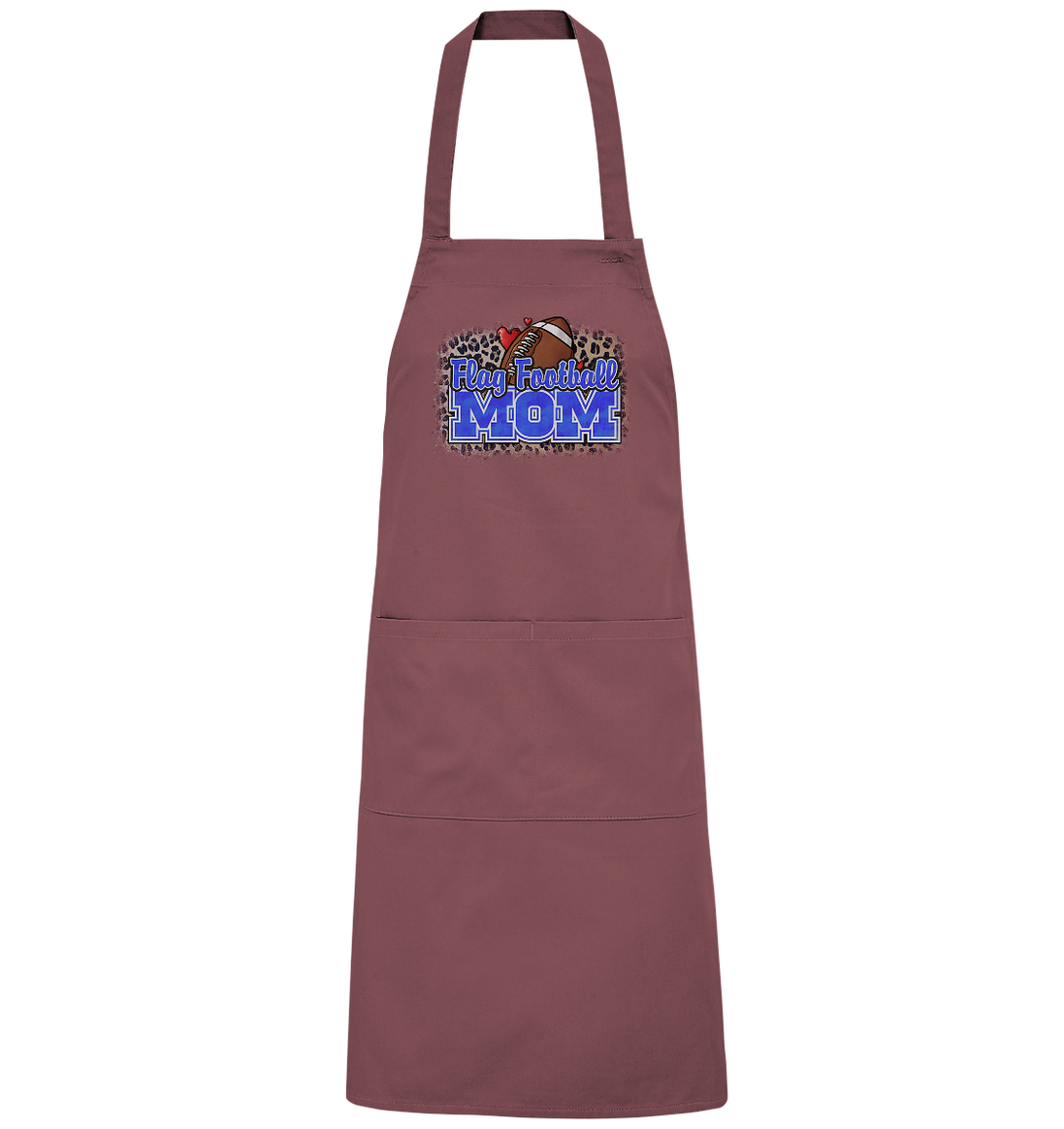 Flag Football Mom - Organic Grillschürze