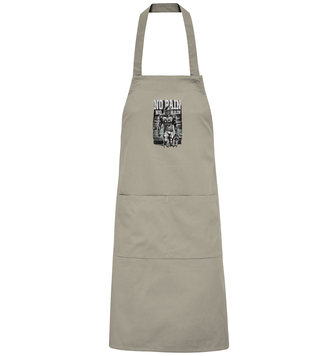 No Pain No Gain  - Organic Grillschürze