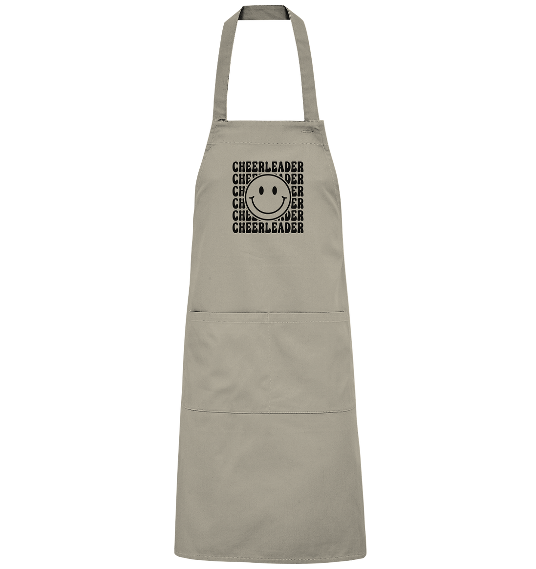 Cheerleader Smiley - Organic Grillschürze