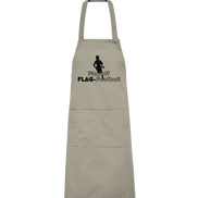 Playoff Flag Football Women Black - Organic BBQ Apron