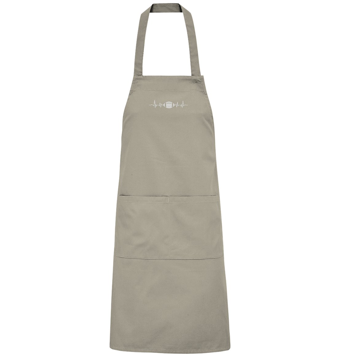 Football Heartbeat - Organic Grillschürze