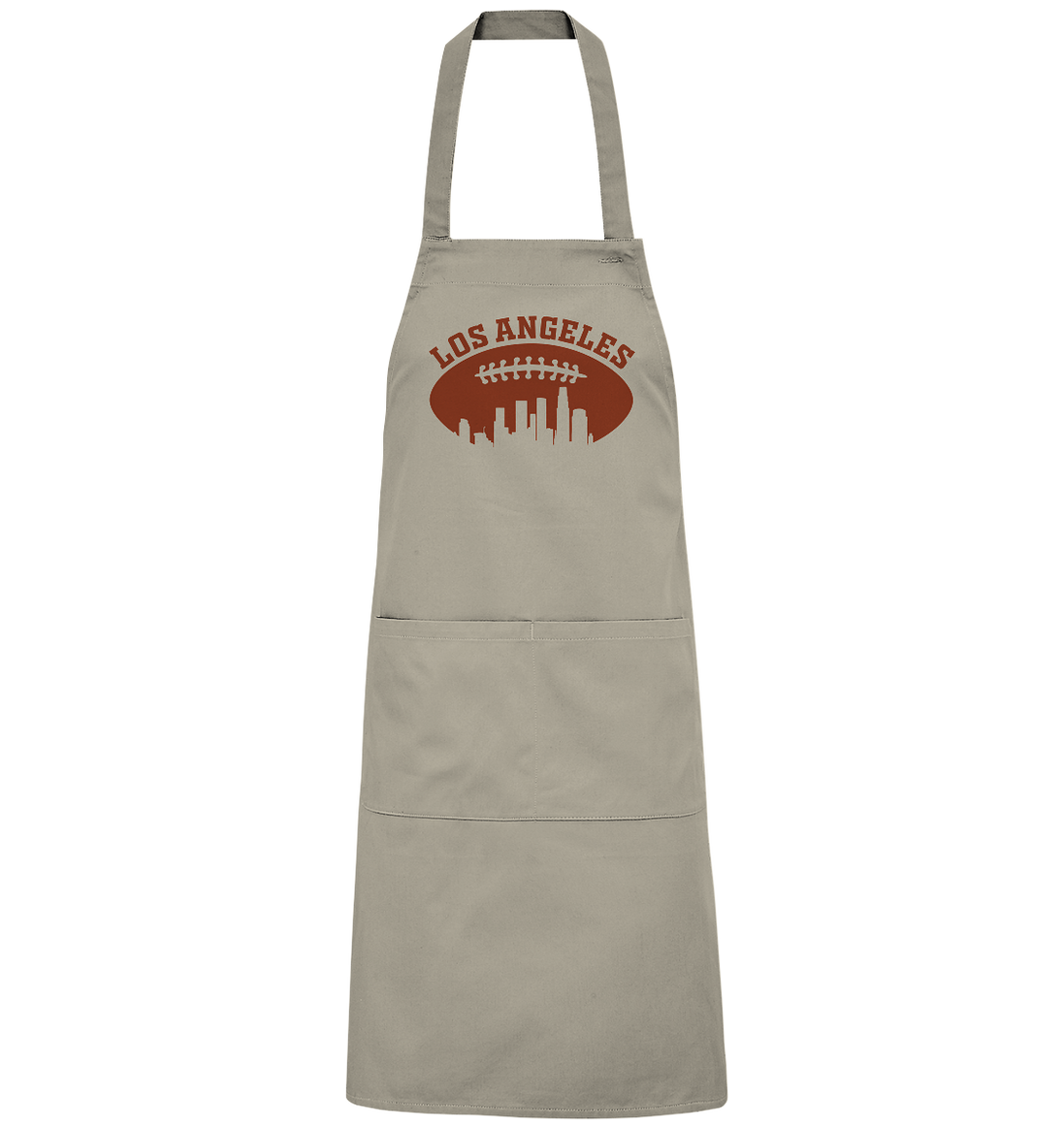 Los Angeles Football Silhouette - Organic Grillschürze