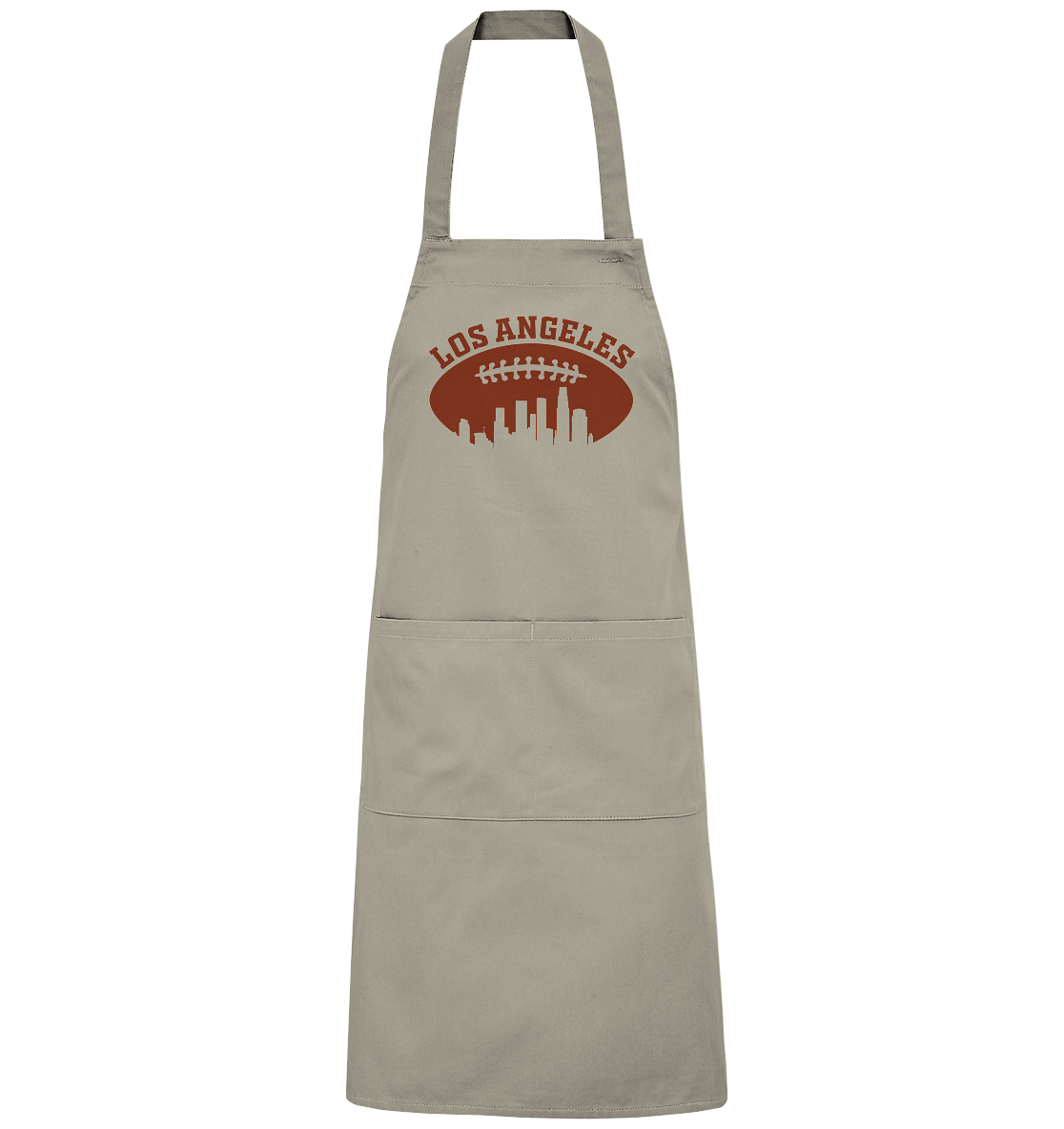 Los Angeles Football Silhouette - Organic Grillschürze