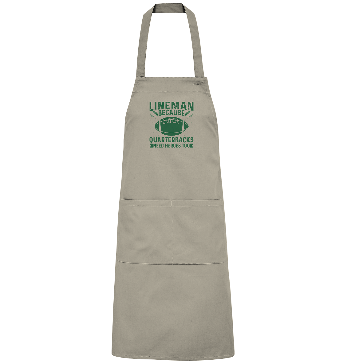Lineman Heroes Green - Organic Grillschürze