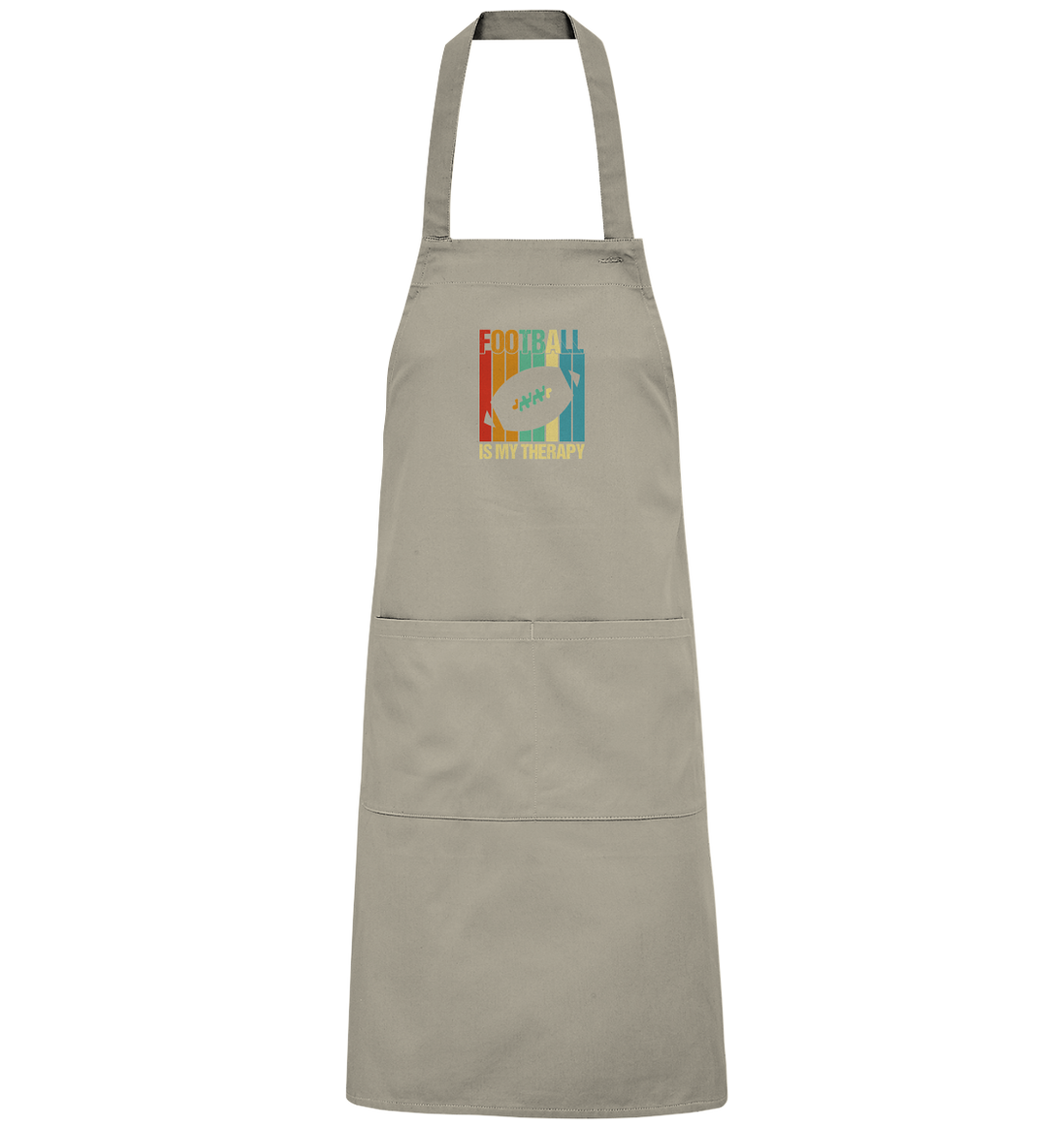 Football is my Therapy - Organic Grillschürze