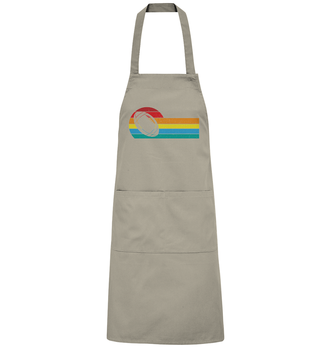 Rainbow Color Ball - Organic Grill Apron