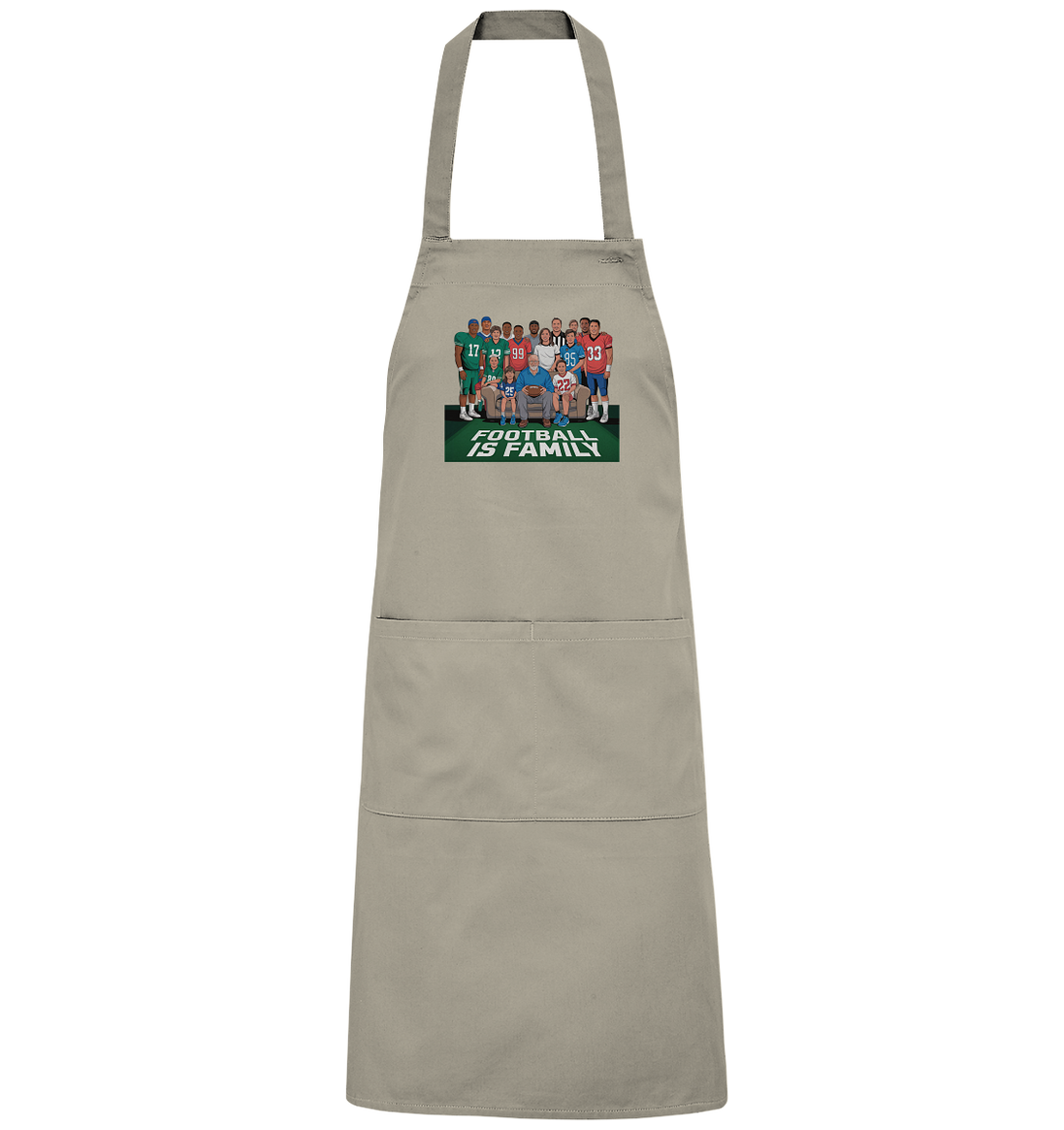 Football is Family - Organic Grillschürze