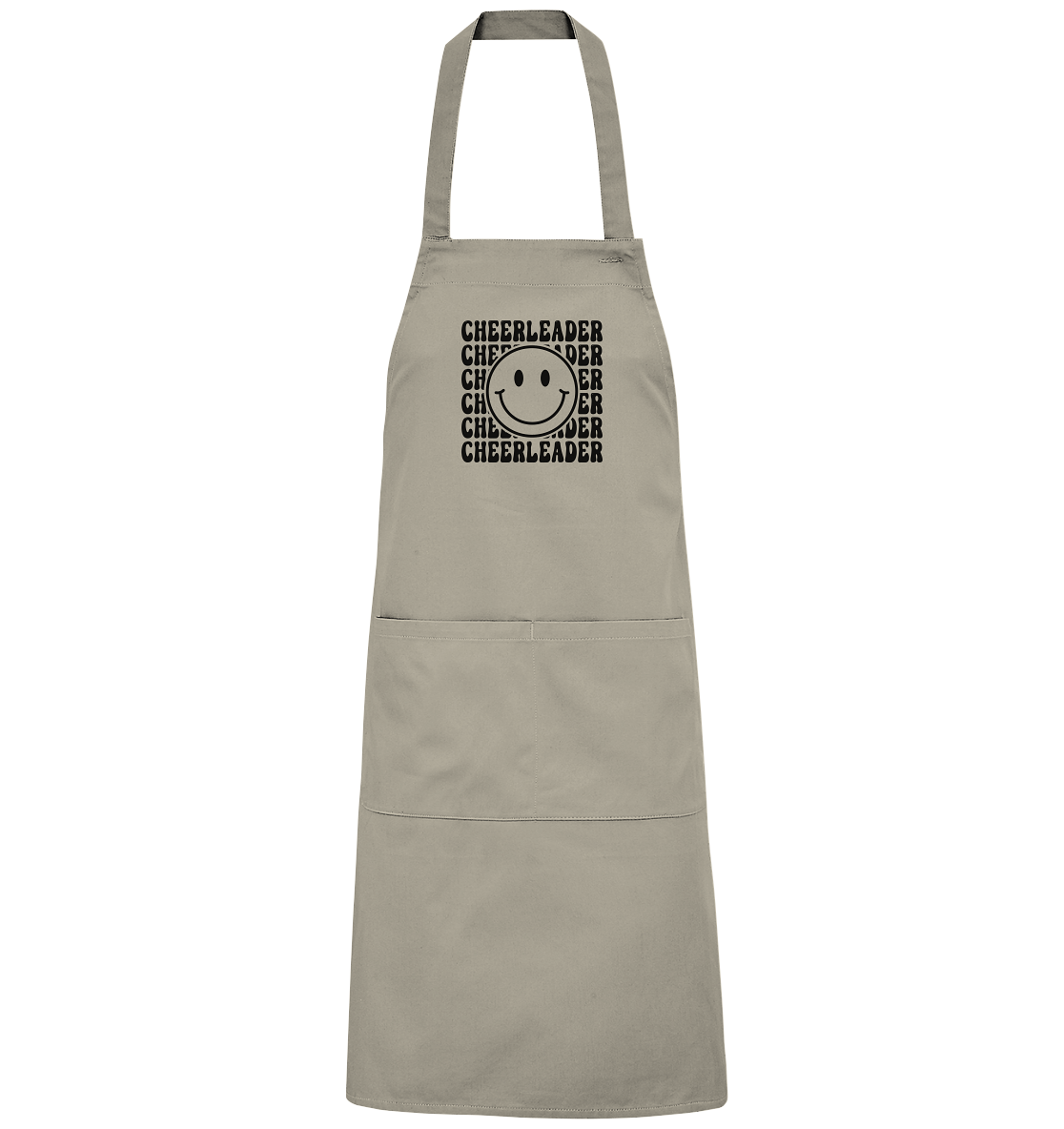 Cheerleader Smiley - Organic Grillschürze