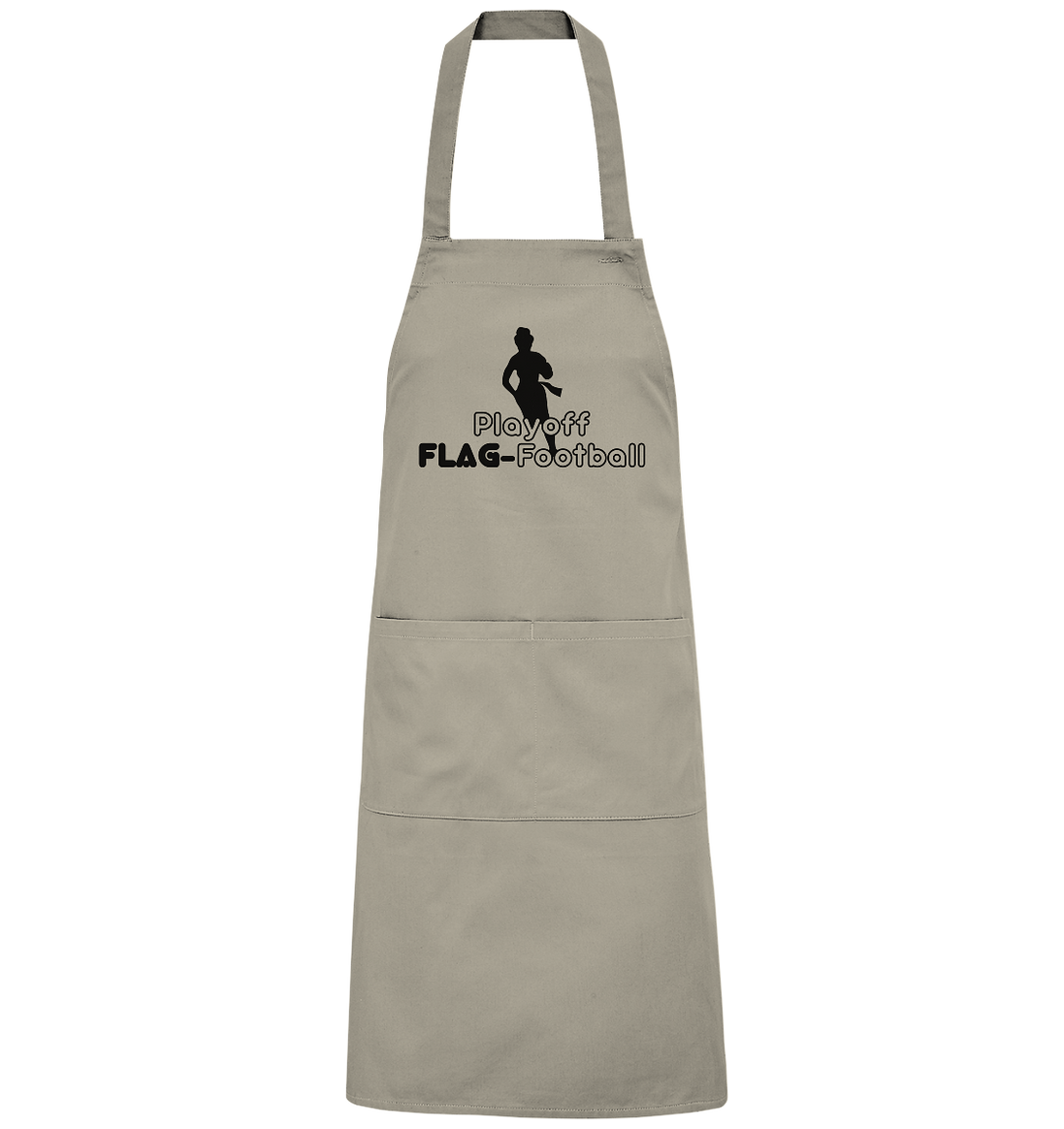 Playoff Flag Football  Women black  - Organic Grillschürze
